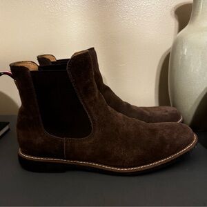 Tommy Hilfiger Dark Brown Suede Boots